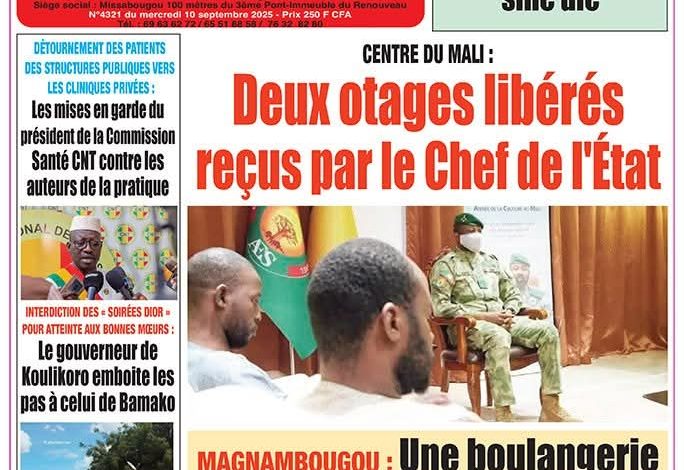 La revue de presse du Mali du mercredi 10 septembre 2025