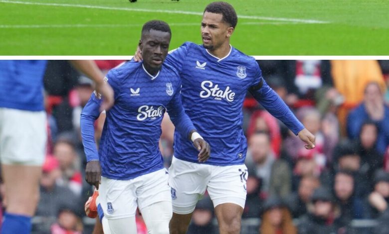 Everton : belle passe d'Ilimane, superbe but de Gana Guèye !