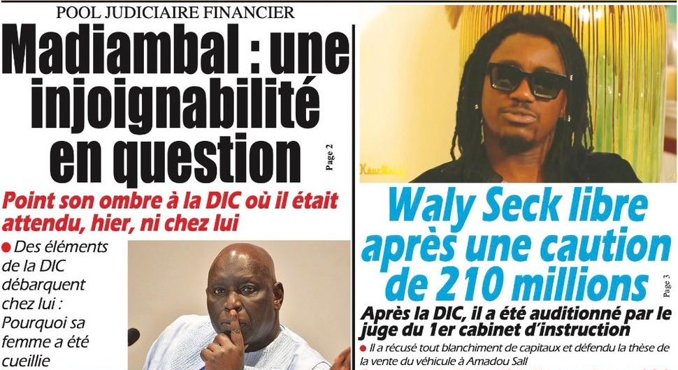 La revue de presse sénégalaise du jeudi 25 septembre 2025