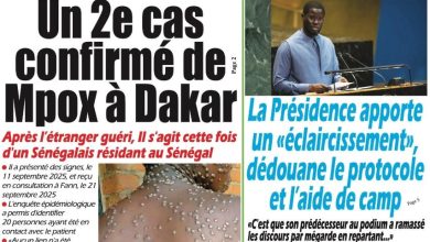 La revue de presse sénégalaise du mercredi 24 septembre 2025