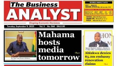 Headlines from Ghana, this Tuesday, September 08, 2025