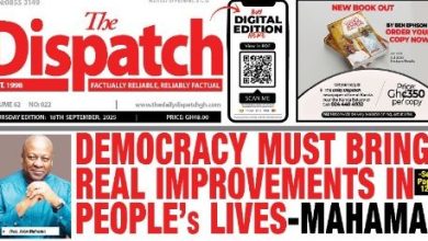 Headlines from Ghana, this Thursday, September 18, 2025