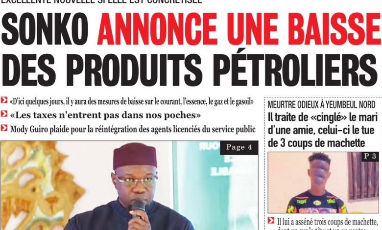 La revue de pressse sénégalaise du mardi 28 octobre 2025
