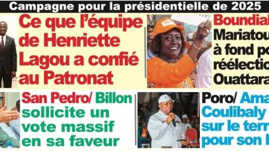 La revue de presse du Côte d'Ivoire du mercredi 22 octobre 2025