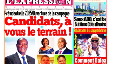 La revue de presse de Côte d'Ivoire du vendredi 10 octobre 2025