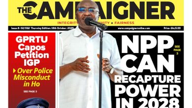 Headlines from Ghana, this Thursday, October 16, 2025