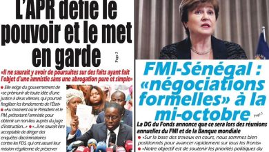 La revue de presse sénégalaise du samedi 04 octobre 2025