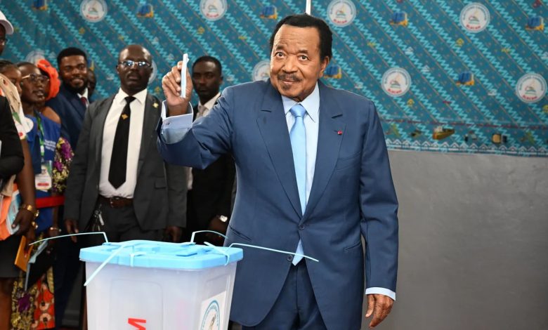 Paul Biya, président sortant et candidat à un 8e mandat, a été déclaré vainqueur de l'élection du 12 octobre