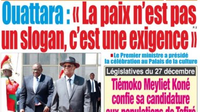 La revue de presse de Côte d'Ivoire du lundi 17 novembre 2025