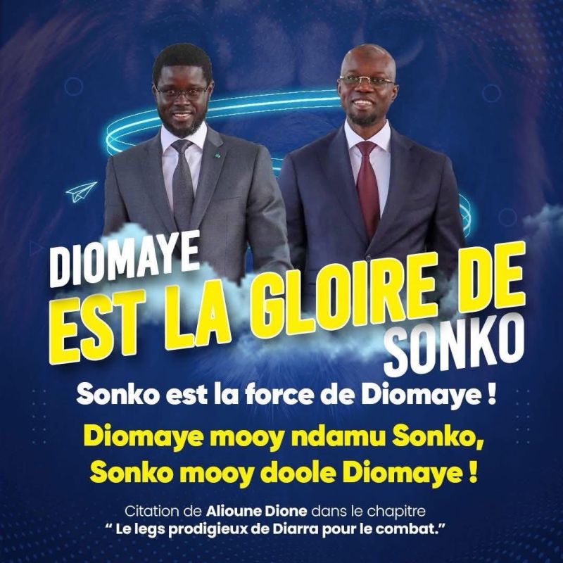 Le Dr Alioune Dione sur Diomaye-Sonko