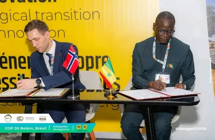 Dr Abdourahmane Diouf signe un accord de coopération climatique avec la Norvège