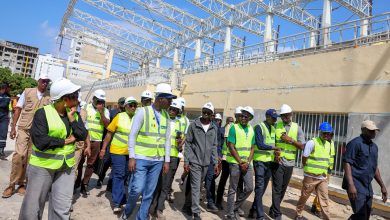 Le Président Diomaye sur les chantiers des JOJ 2026