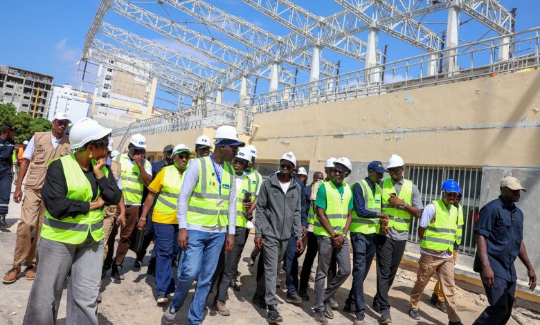 Le Président Diomaye sur les chantiers des JOJ 2026