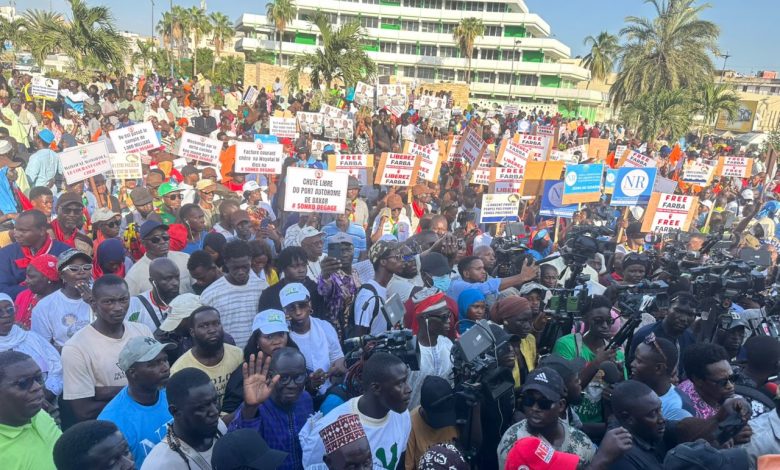 Libération des détenus, baisse du coût de l'électricité...forte mobilisation du FDR, ce samedi