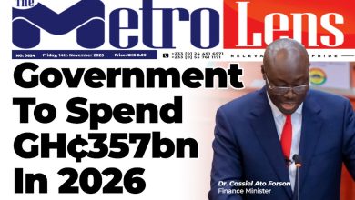 Photos. Headlines from Ghana, this Friday, November 14, 2025