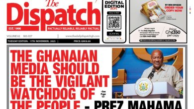 Headlines from Ghana, this Tuesday, November 11, 2025