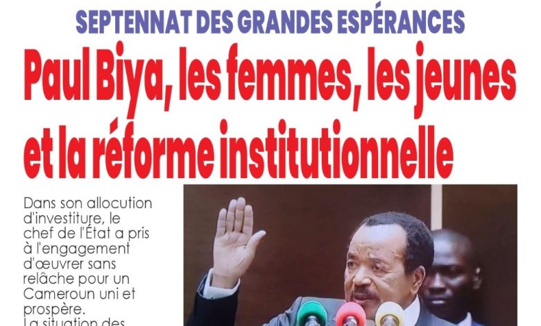 La revue de presse du Cameroun du jeudi 13 novembre 2025