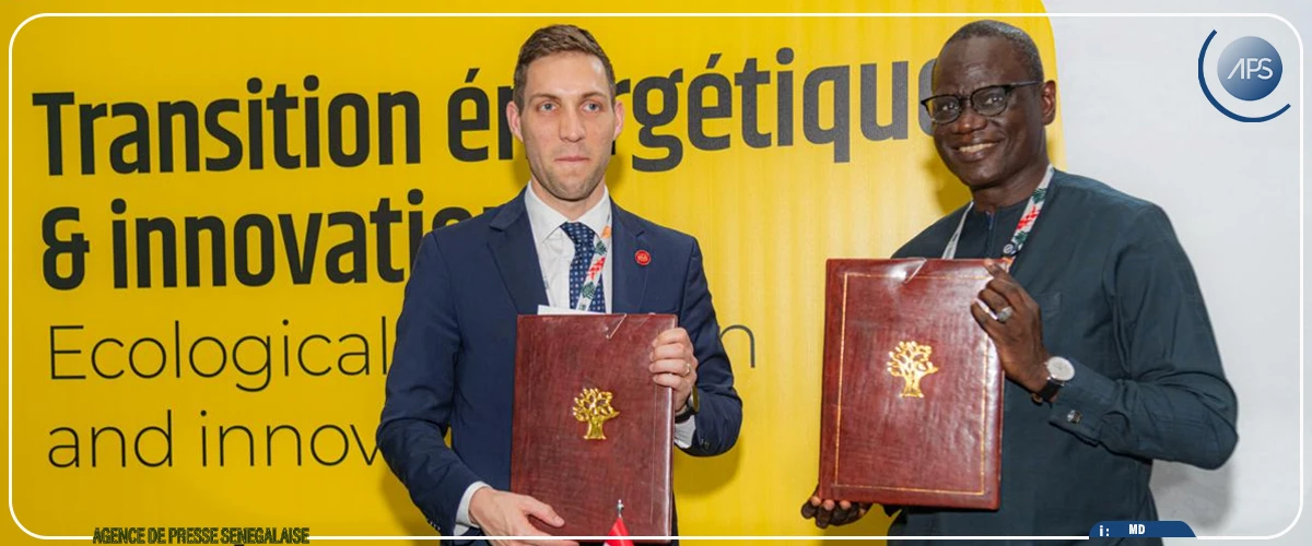 Abdourahmane Diouf signe un accord avec la Norvège