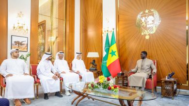 La délégation émiratie chez le Président Diomaye