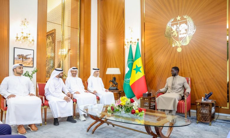 La délégation émiratie chez le Président Diomaye