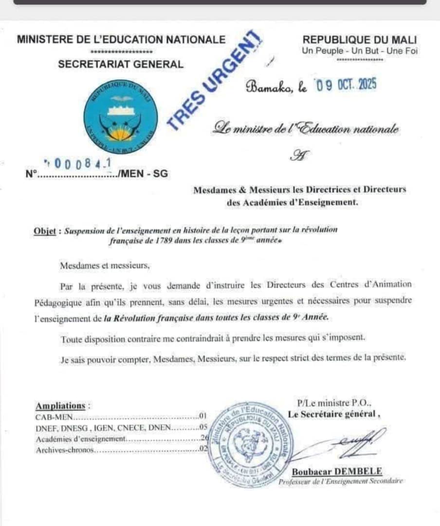 La Révolution française de 1789 bannit des écoles françaises