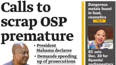 Headlines from Ghana, this Thursday, December 11, 2025