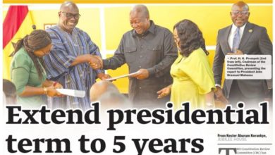 Headlines from Ghana, this Tuesday, December 23, 2025