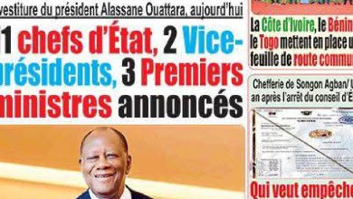 Les journaux de Côte d'Ivoire du lundi 07 décembre 2025