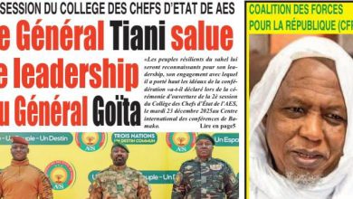 Les journaux du Mali du mercredi 24 décembre 2025