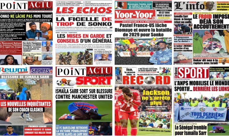 La revue de presse sénégalaise du lundi 01 décembre 2025
