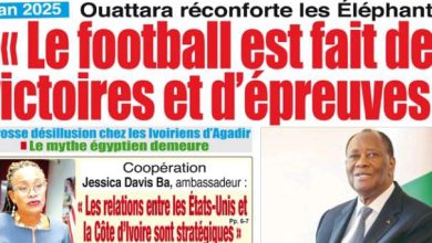 Les journaux de Côte d'Ivoire du lundi 12 janvier 2026