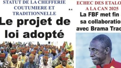 Les journaux du Burkina Faso du mercredi 14 janvier 2026