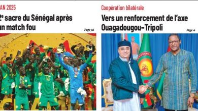 Les journaux du Burkina Faso du lundi 19 janvier 2026