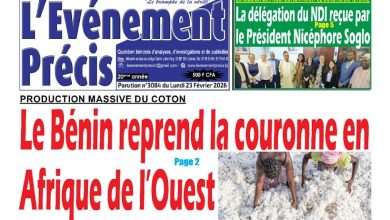 Les journaux béninois du lundi 23 février 2026