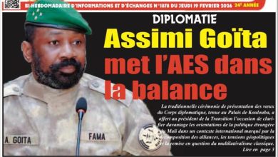 Les journaux du Mali, ce jeudi 19 février 2026