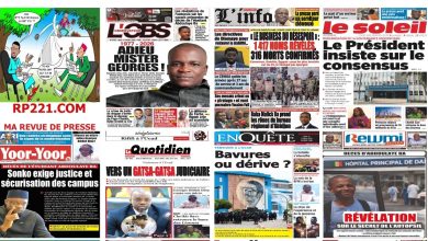 Photos. Les journaux sénégalais du jeudi 12 février 2026