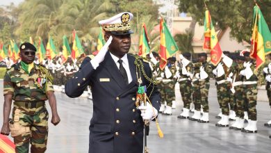 CEMGA : le Vice-Amiral d'escadre Oumar Wade installé