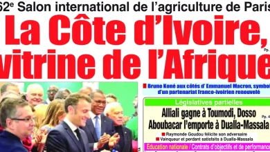 Les journaux de Côte d'Ivoire du lundi 23 février 2026