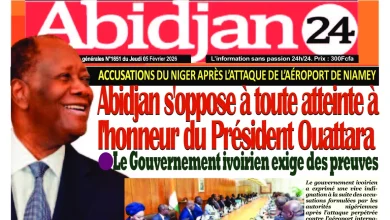 Les journaux de Côte d'Ivoire du jeudi 05 février 2026