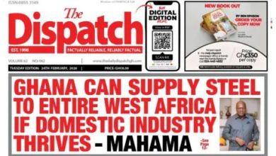 Ghana Newspaper Frontpages-Tuesday, 24 February, 2026
