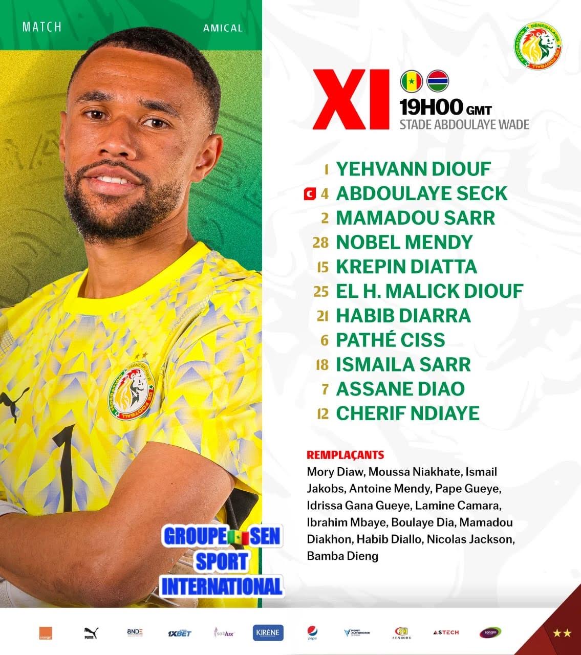 Sénégal-Gambie : Pape Thiaw laisse les titulaires au repos