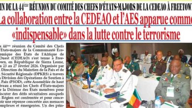 Les journaux maliens du mardi 03 mars 2026