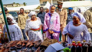 Absa Faye, la Première Dame, était avec les femmes handicapées à Ziguinchor