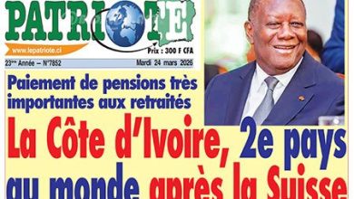 Les journaux de Côte d'Ivoire du mardi 24 mars 2026