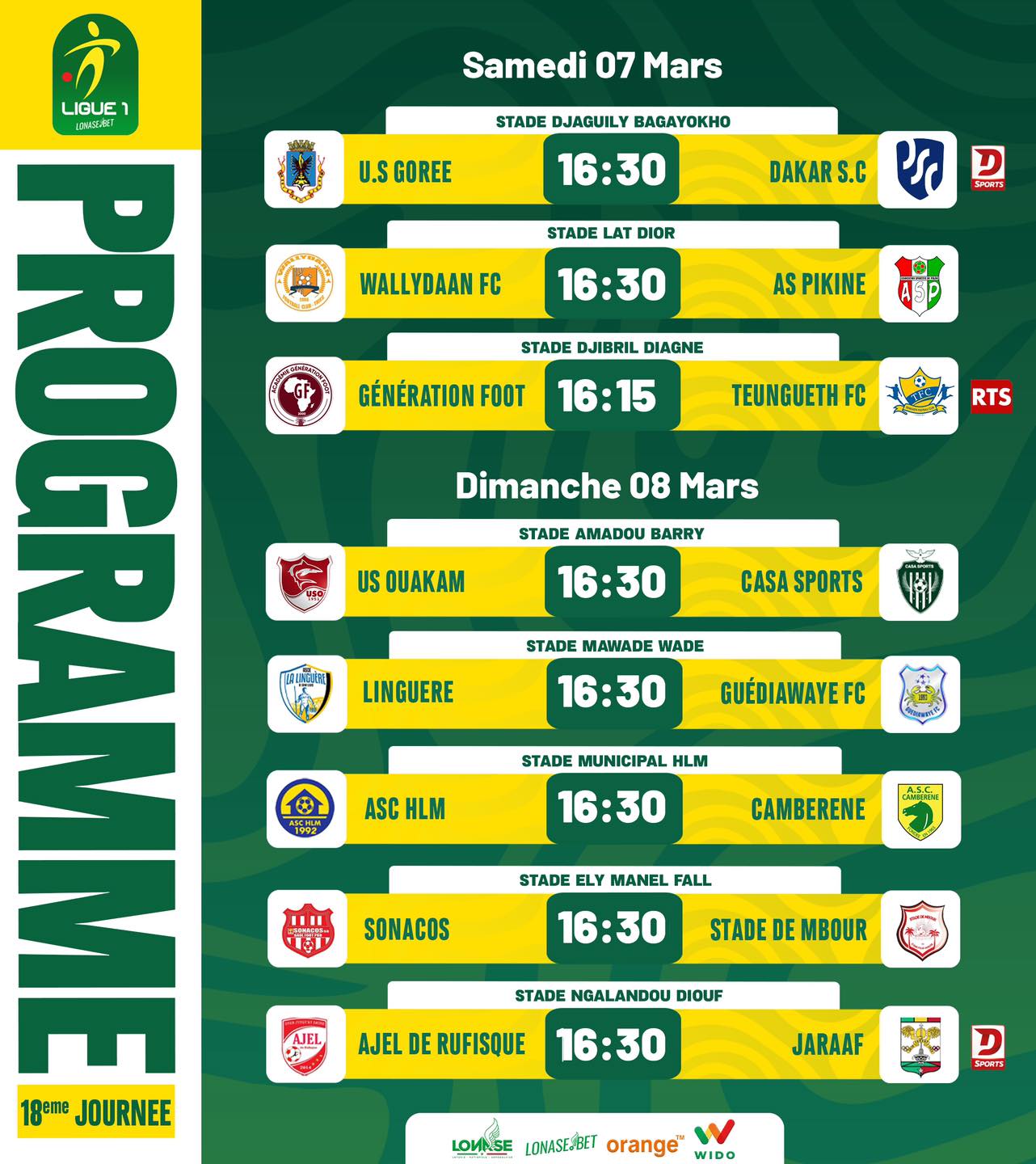 AJEL de Rufisque croise le Jaraaf