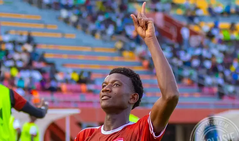 Mohamed Diop, actuel meilleur buteur de la Ligue 1 et attaquant d'AJEL, est dans le viseur de Watford