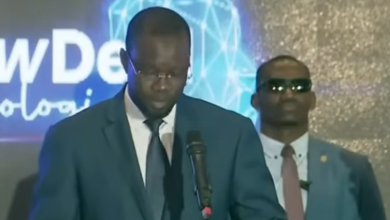 Ousmane Sonko intervenait ce mardi au CICAD, lors de la cérémonie de lancement de projets structurants du New Deal Technologique