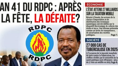 Les journaux du Cameroun du mercredi 25 mars 2026
