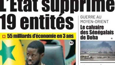 Les journaux sénégalais du jeudi 05 mars 2026