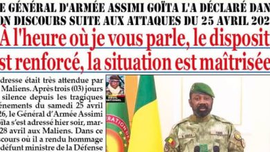 Les journaux du Mali du mercredi 29 avril 2026